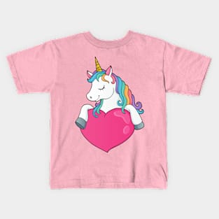 Unicorn Love Kids T-Shirt